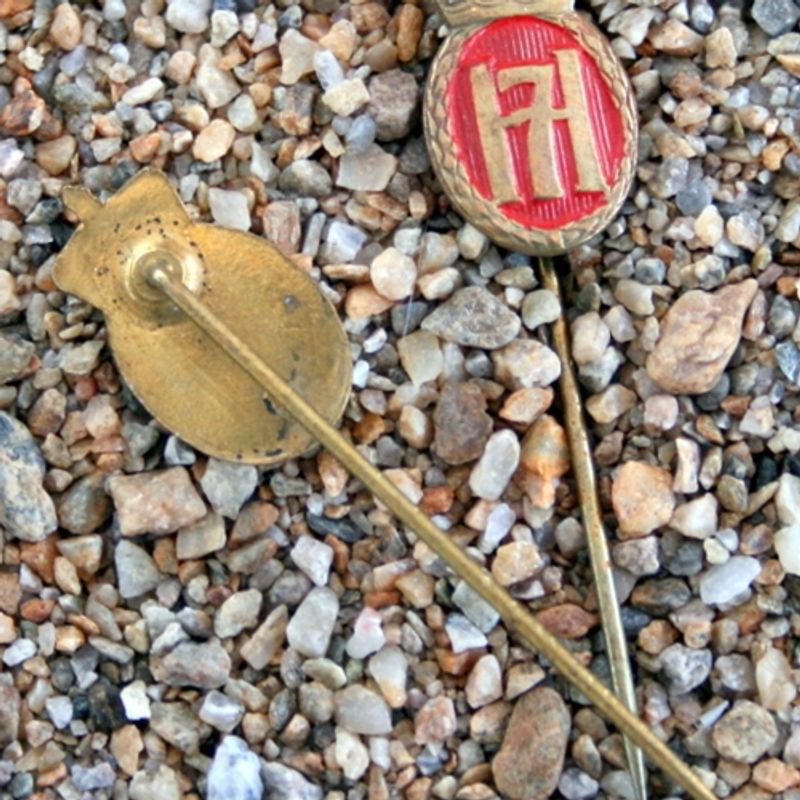 NÅLEMERKE/H7/Messing/rød