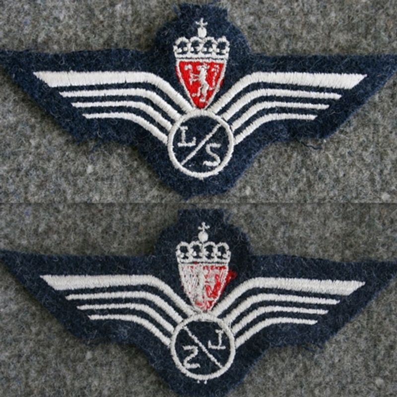 VING LUFTSKYTTER/Blå bomull